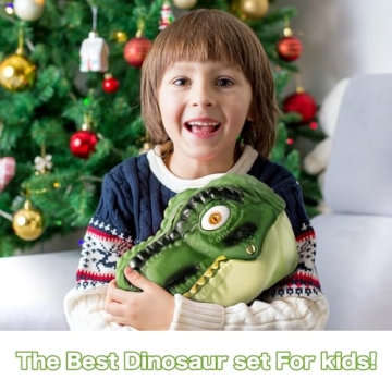 RISUNTOY 45PCS Dinosaur Toy Set for Kids Ages 3-5