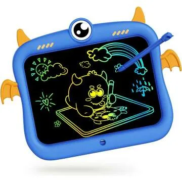 TEKFUN Toddler Doodle Pad - Travel-Friendly Blue