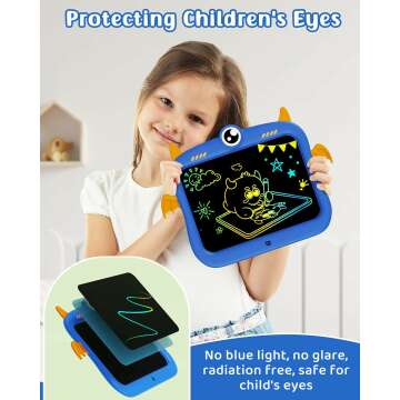 TEKFUN Toddler Doodle Pad - Travel-Friendly Blue