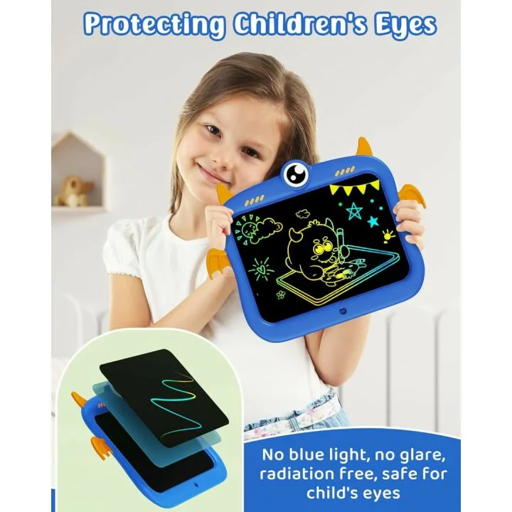 TEKFUN Toddler Doodle Pad - Travel-Friendly Blue