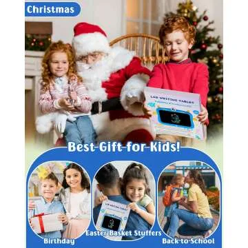 TEKFUN Toddler Doodle Pad - Travel-Friendly Blue