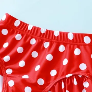 YWFSHOP Cute Toddler Girls 2 Piece Swimsuit Ruffle Design