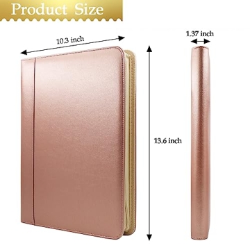 Darolin Zip Padfolio Binder: Elegant Organization Tool