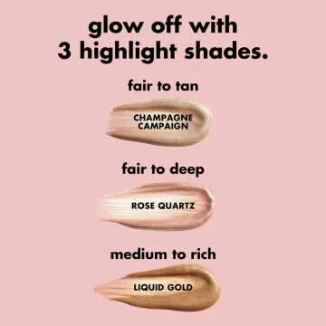 e.l.f. Halo Glow Highlight Beauty Wand - Champagne Glow