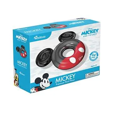 Disney Pool Float Party Tube by GoFloats - Choose Between Mickey and Friends, Monster's Inc, Finding Nemo, Lilo and Stitch, UP and Wall-E