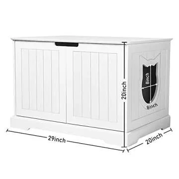 BANIROMAY Cat Litter Box Enclosure Furniture for Cats