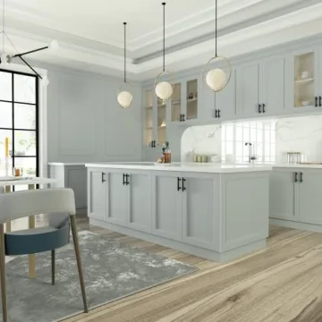 goldenwarm 5 Pack Black Cabinet Handles 3 Inch Pulls