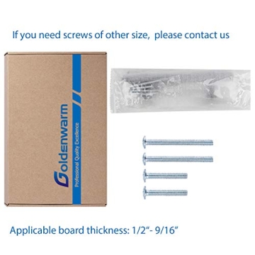 goldenwarm 5 Pack Black Cabinet Handles 3 Inch Pulls