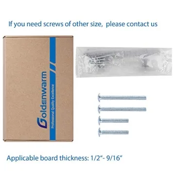 goldenwarm 5 Pack Black Cabinet Handles 3 Inch Pulls