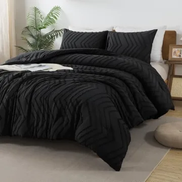 Andency Black Comforter King Set Stylish and Cozy Bedding
