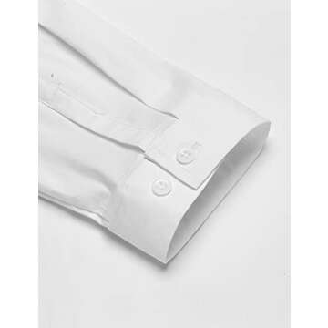 COOFANDY Men's Scottish Jacobite Ghillie Kilt Shirt