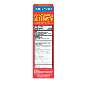 Boudreaux's Butt Paste Maximum Strength Diaper Cream 4 oz Tube