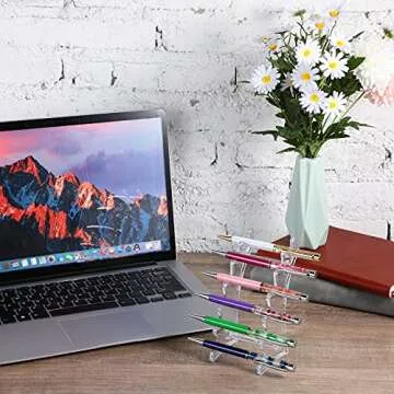 Jetec 2 Pieces Plastic Pen Holder Stand for Organizing