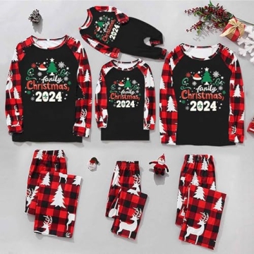Matching Christmas Pajamas for Family 2024