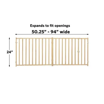 Midwest Home Extra-Wide Pet Safety Gate for Dogs and Cats