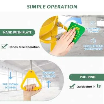 Huanyu Emergency Shower and Eyewash Station Safety Shower Eye Wash Station 304 Stainless Steel Commercial Eye Wash Kit Widened Deepened Basin with Emergency Sign Hospital Factory (1107Y)