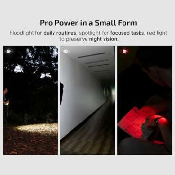 OLIGHT Oclip Pro EDC Flashlight Clip-on Light, Rechargeable 500 Lumens with Three Lighting Solutions Type-C Charging, Magnetic Flash Lights for Signaling, Cycling, Outdoor or Indoor Use(Orange)