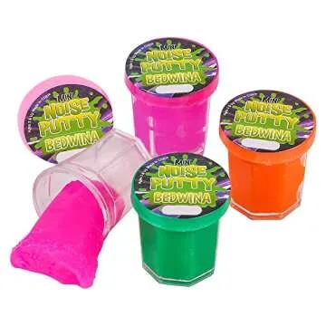 Mini Slime Noise Putty for Kids - (Pack of 48) Silly Putty Bulk Favors for Kids All Ages, Boys & Gir...