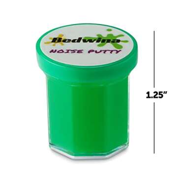 Mini Slime Noise Putty for Kids - (Pack of 48) Silly Putty Bulk Favors for Kids All Ages, Boys & Girls, Silly Putty Bulk Flarp Silly Putty for Kids, Noise Putty Mini Slime Party Favors, Slime Bulk