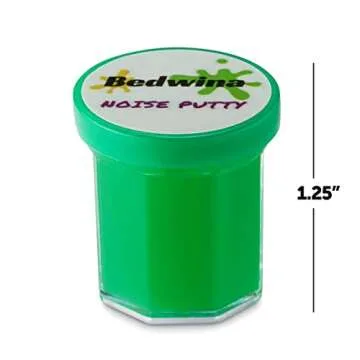 Mini Slime Noise Putty for Kids - (Pack of 48) Silly Putty Bulk Favors for Kids All Ages, Boys & Girls, Silly Putty Bulk Flarp Silly Putty for Kids, Noise Putty Mini Slime Party Favors, Slime Bulk