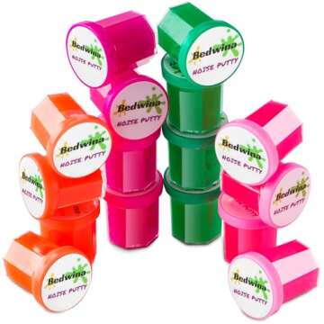 Mini Slime Noise Putty for Kids - (Pack of 48) Silly Putty Bulk Favors for Kids All Ages, Boys & Girls, Silly Putty Bulk Flarp Silly Putty for Kids, Noise Putty Mini Slime Party Favors, Slime Bulk