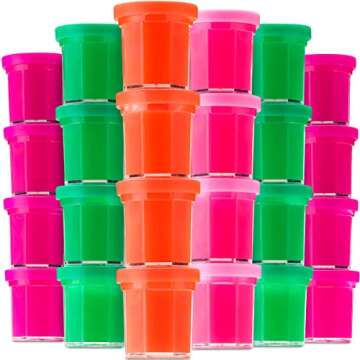 Mini Slime Noise Putty for Kids - (Pack of 48) Silly Putty Bulk Favors for Kids All Ages, Boys & Girls, Silly Putty Bulk Flarp Silly Putty for Kids, Noise Putty Mini Slime Party Favors, Slime Bulk