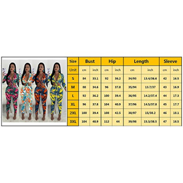 Chic Women 2 Piece Tropical Floral Print Outfit Set