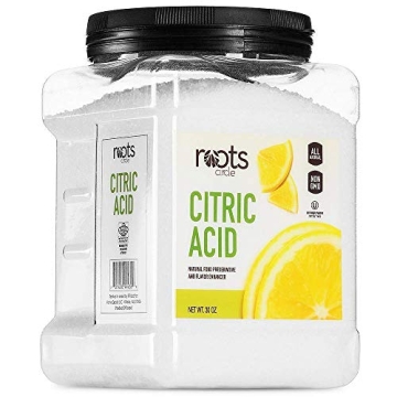Roots Circle All-Natural Citric Acid | 1 Pack - 1.87 Pounds | Kosher for Passover | Food-Grade Flavo...