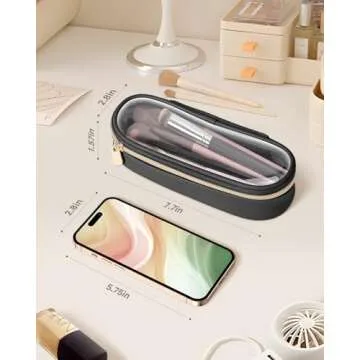 Travel Makeup Brush Holder - Portable and Stylish Storage