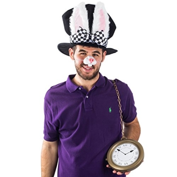 Tigerdoe White Rabbit Costume Set for Halloween Fun