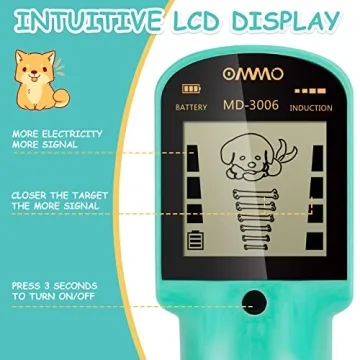 OMMO Kids Metal Detector Adjustable Lightweight Treasure Hunter