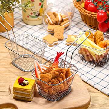 Mini Fry Basket for Food Presentation - 36 Pcs
