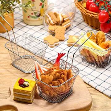 Mini Fry Basket for Food Presentation - 36 Pcs