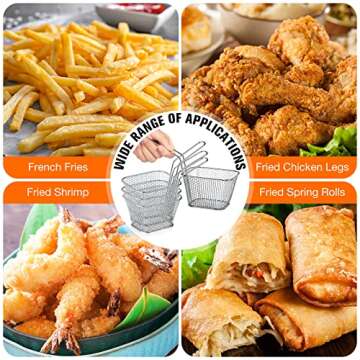 Mini Fry Basket for Food Presentation - 36 Pcs