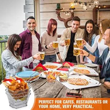 Mini Fry Basket for Food Presentation - 36 Pcs