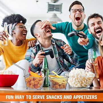 Mini Fry Basket for Food Presentation - 36 Pcs