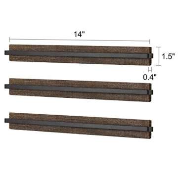 Rustic Mkono Sunglasses Rack - Stylish Eyewear Organizer