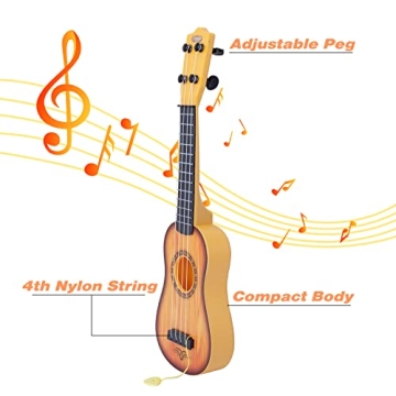 17" Kids Guitar Toy Ukulele - Perfect Musical Gift for Toddlers