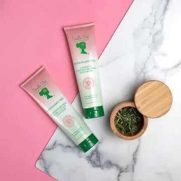 Camille Rose Rosemary Oil Hair and Scalp Cleanser with Castor, Peppermint & Rosemary Oils to Encourage Hair Growth & Remove Build Up, 8.5 fl oz