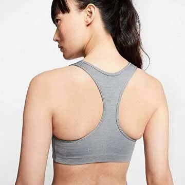 NIKE Women's Medium Support Sports Bra for Active Lifestyle  