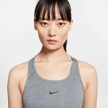 NIKE Women's Medium Support Sports Bra for Active Lifestyle  