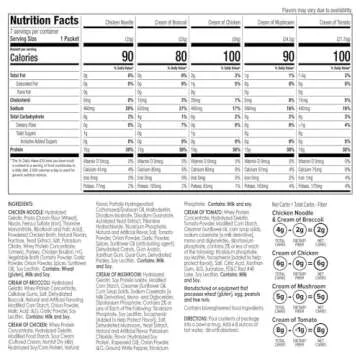 BariWise Protein Soup Mix, Variety Pack, 15g Protein, Low Carb (7ct)