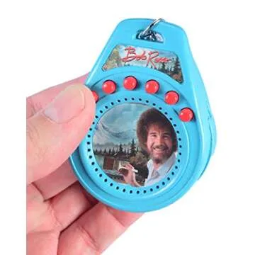 World's Coolest Bob Ross Talking Keychain, Multicolor, Small