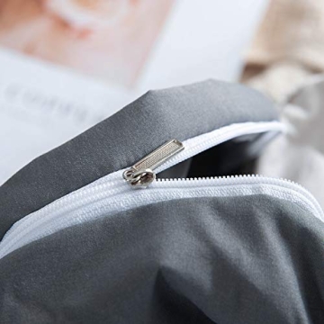 JOHNPEY Queen Duvet Cover Set with Zipper Closure