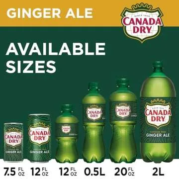 Canada Dry Ginger Ale Soda, 12 fl oz cans, 12 pack