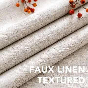 Elegant H.VERSAILTEX Linen Blackout Curtains for Your Home