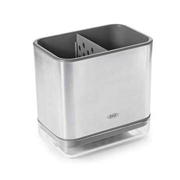 OXO Good Grips Stainless Steel Sinkware Caddy - Stylish Kitchen Organizer