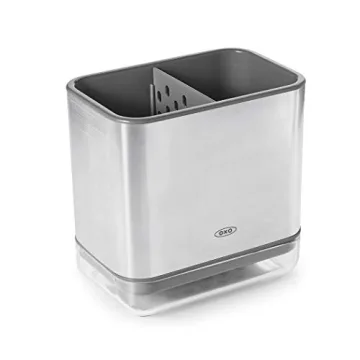 OXO Good Grips Stainless Steel Sinkware Caddy - Stylish Kitchen Organizer