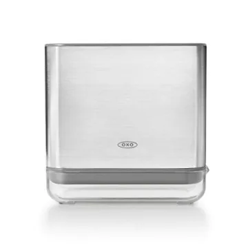 OXO Good Grips Stainless Steel Sinkware Caddy - Stylish Kitchen Organizer