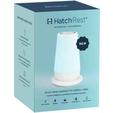 Hatch Rest+ Sound Machine for Kids - Night Light & Clock
